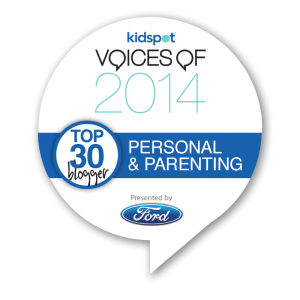 Kidspot Voices of 2014 Top 30 Finalist